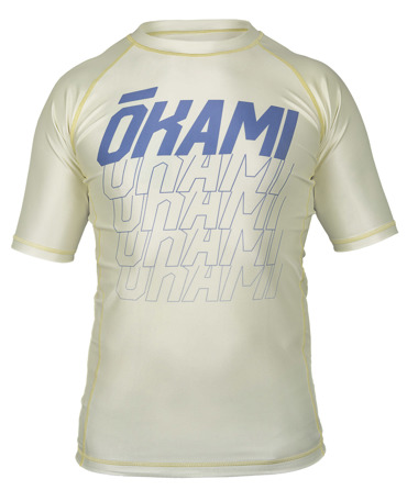 Okami LOGO rashguard -chardonay